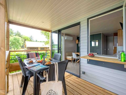 MOBILHOME 5 personnes - Ciela Privilège Bay - 2 chambres - Vue sur le lac - barbecue