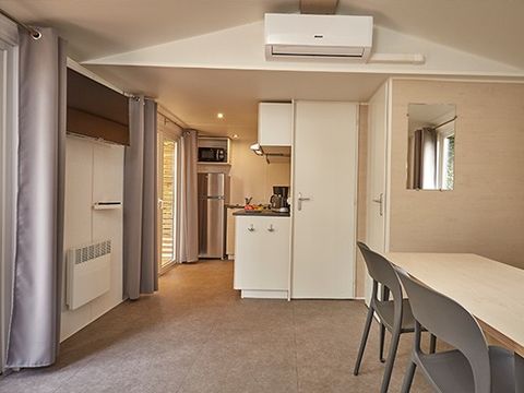 MOBILHOME 4 personnes - Ultimate | 2 Ch. | 4 Pers. | Terrasse surélevée  | Clim. | TV