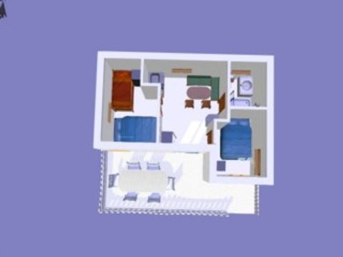 Bungalow 5 personnes - Cottage - 5 Places
