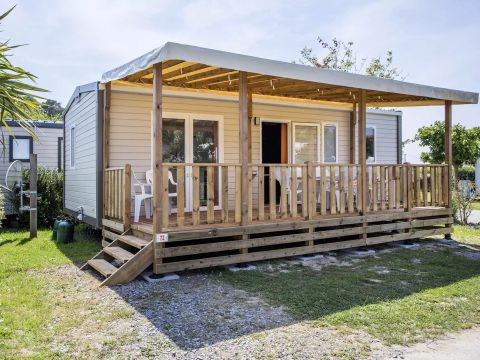 MOBILHOME 6 personnes - Mobil-Home Baltiques 4 Pièces 6 Personnes Climatisé + TV