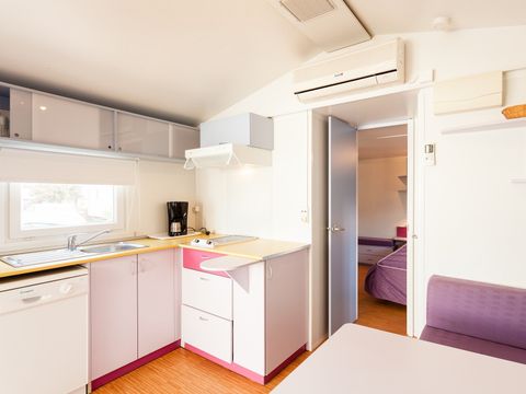 MOBILHOME 6 personnes - Classic | 3 Ch. | 6 Pers. | Terrasse surélevée | Clim.