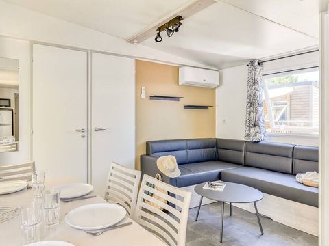 Mobilhome 4 personnes - Mobil-home | Premium | 2 Ch. | 4 Pers. | Terrasse surélevée | Clim. | TV