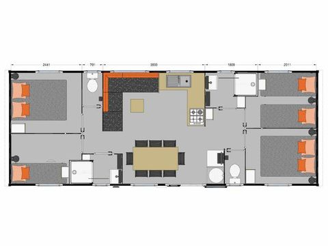 MOBILHOME 8 personnes - Premium Nirvana