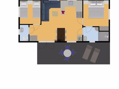 MOBILHOME 4 personnes - Etrille MOBILHOME 4 personnes - Etrille