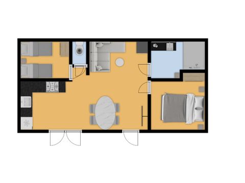 MOBILHOME 4 personnes - Amande