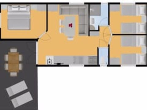 MOBILHOME 4 personnes - Homard MOBILHOME 4 personnes - Homard
