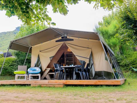 TENTE TOILE ET BOIS 6 personnes - Bulot TENTE TOILE ET BOIS 6 personnes - Bulot