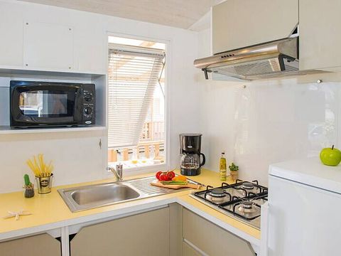 MOBILHOME 6 personnes - Mobil-home | Comfort | 3 Ch. | 6 Pers. | Terrasse surélevée | Clim.