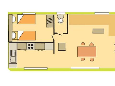 MOBILHOME 6 personnes - RIVIERA 2