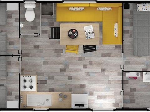 MOBILHOME 6 personnes - BERMUDES 3 chambres 31m² 2015 - 2018