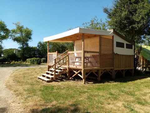 BUNGALOW TOILÉ 4 personnes - Lodge Le Carrélys 27m² 2 Chambres 2019 - sans sanitaires privatifs