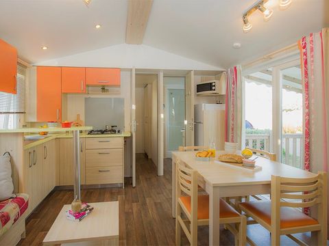 MOBILHOME 6 personnes - Comfort XL | 3 Ch. | 6 Pers. | Terrasse surélevée