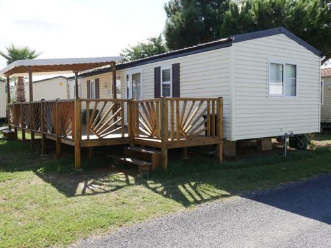 MOBILHOME 6 personnes - Comfort XL | 3 Ch. | 6 Pers. | Terrasse surélevée | TV
