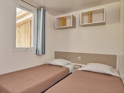 MOBILHOME 8 personnes - Mobil-home | Ultimate | 3 Ch. | 6/8 Pers. | Terrasse surélevée | Clim. | TV