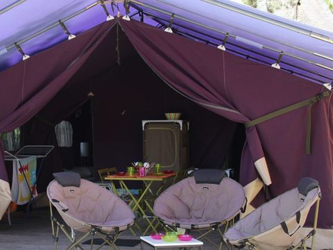 BUNGALOW TOILÉ 5 personnes - Freeflower Standard 37m² (2 chambres) + terrasse couverte 13m² 5 pers