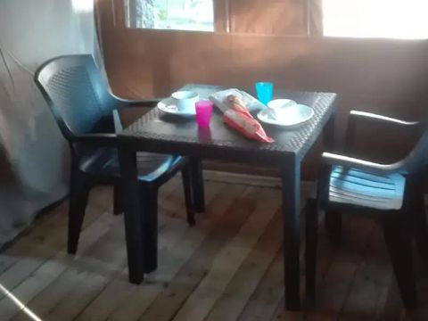 Tente en toile et en bois 6 personnes - Lodgetent, type SL+