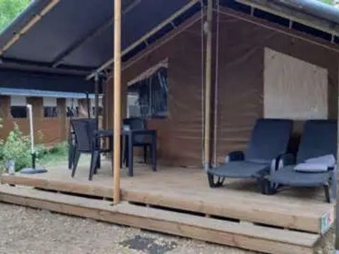 Tente en toile et en bois 6 personnes - Lodgetent type SL+