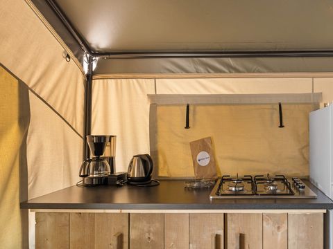 TENTE TOILE ET BOIS 4 personnes - Park Umag - Tente Safari Confort + climatisation