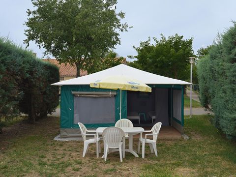 BUNGALOW TOILÉ 4 personnes - Caraibe, sans sanitaires