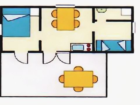 CHALET 4 personnes - sans sanitaires