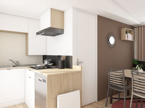 Mobilhome 4 personnes - Privilège Yeu - 2 Chambres - 27 m²