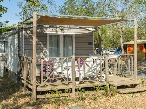 MOBILHOME 8 personnes - Mobil-home | Premium | 3 Ch. | 6/8 Pers. | Terrasse Couverte | Clim.