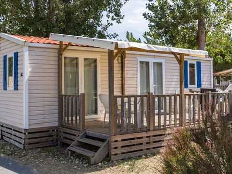 MOBILHOME 6 personnes - Classic | 3 Ch. | 6 Pers. | Terrasse surélevée | Clim.