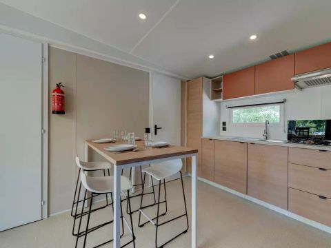 MOBILHOME 6 personnes - Comfort | 3 Ch. | 6 Pers. | Terrasse simple | Clim.