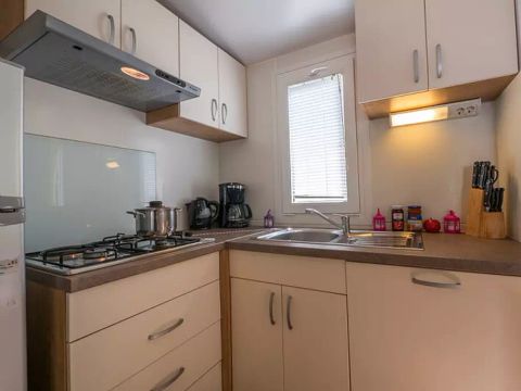 MOBILHOME 6 personnes - Comfort | 3 Ch. | 6 Pers. | Terrasse simple | Clim.