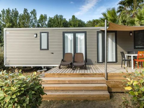 MOBILHOME 6 personnes - Mobil-home | Premium | 3 Ch. | 6 Pers. | Terrasse Lounge | Clim. | TV