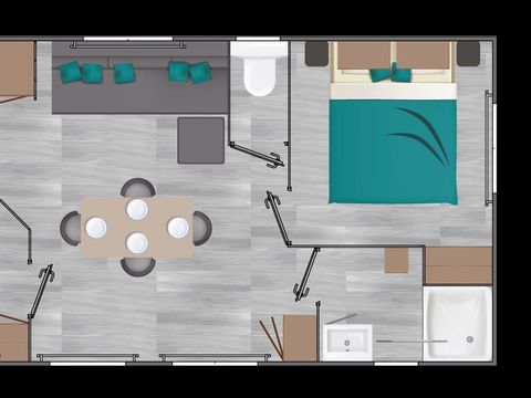MOBILHOME 4 personnes - Mobilhome 4 personnes