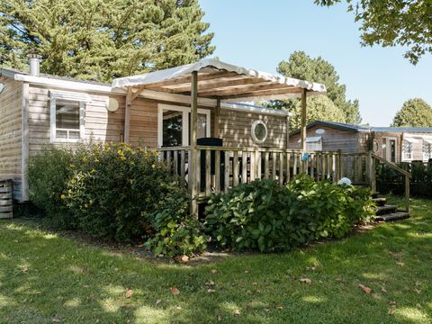 Mobilhome 4 personnes - STANDARD 29m² - 2 chambres - Terrasse semi-couverte 18m²