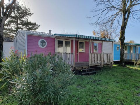 MOBILHOME 6 personnes - Mobil home Confort 29m² - 3 chambres + terrasse semi-couverte + TV 6 pers