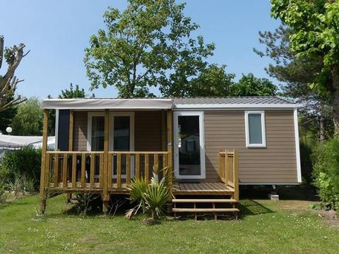 MOBILHOME 5 personnes - Mobil home Confort 27m² - 2 chambres + terrasse semi-couverte + TV 2/5 pers