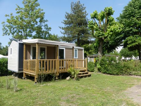 MOBILHOME 5 personnes - Mobil home Confort 27m² - 2 chambres + terrasse semi-couverte + TV 2/5 pers