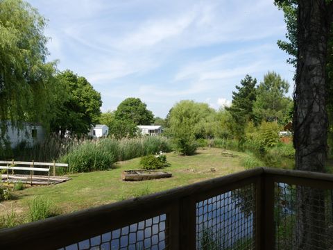 Lodge 5 personnes - Sweetflower Lodge Premium 32m² - 2 chambres + terrasse couverte +TV 4/5 pers