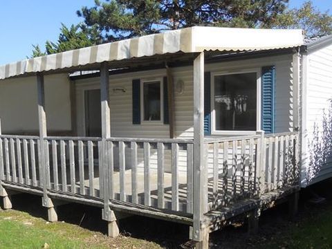 Mobilhome 6 personnes - Mobil-home Standard 29-33m² - 3 chambres + terrasse semi-couverte +TV 6 pers