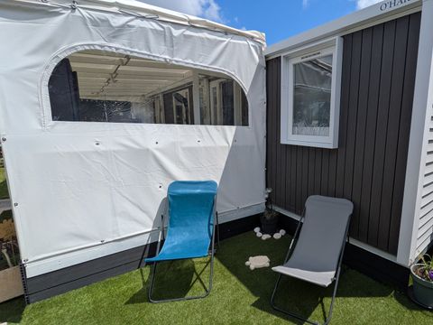 Mobilhome 6 personnes - Premium 42m² - 3 chambres + terrasse couverte + lave vaisselle + 2 salles de bain