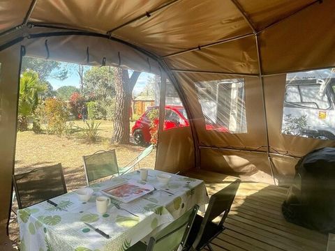 BUNGALOW TOILÉ 4 personnes - CocoSweet (sans sanitaires) - Cube de chauffage réversible