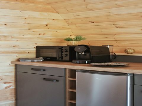 HÉBERGEMENT INSOLITE 4 personnes - Tonneau Les Costières  (sans sanitaires) (1ch - 1/4pers)