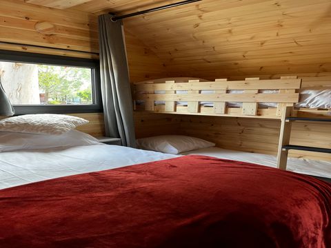 HÉBERGEMENT INSOLITE 4 personnes - Tonneau Les Costières  (sans sanitaires) (1ch - 1/4pers)
