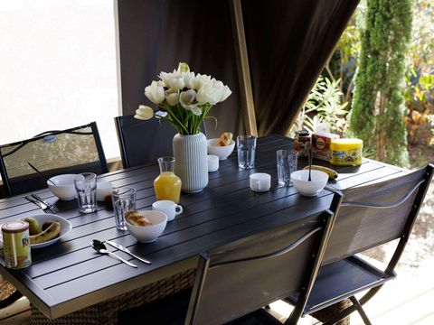TENTE TOILE ET BOIS 4 personnes - Ecrin Cocoon Insolite 16m² (sans sanitaires) 2 chambres + Terrasse couverte 14 m²+ TV + Coin Cuisine 4 pers