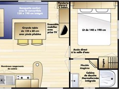 MOBILHOME 5 personnes - LOFT