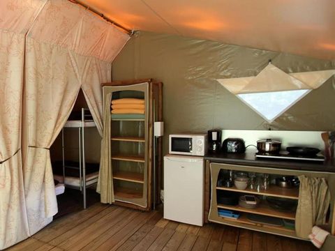 Tente en toile et en bois 5 personnes - LODGE