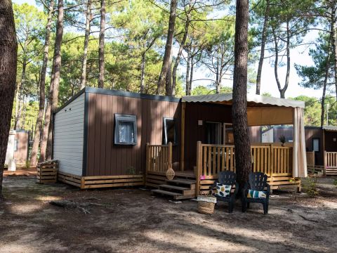 MOBILHOME 6 personnes - Cottage 4 Pièces 6 Personnes Climatisé + TV
