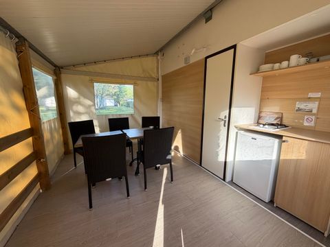 TENTE TOILE ET BOIS 5 personnes - TITHOME 20m² - 2 chambres