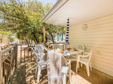 MOBILHOME 6 personnes - Comfort | 2 Ch. | 4/6 Pers. | Terrasse simple | Clim.