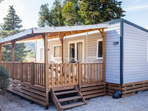 MOBILHOME 4 personnes - Comfort | 2 Ch. | 4 Pers. | Terrasse surélevée | Clim.