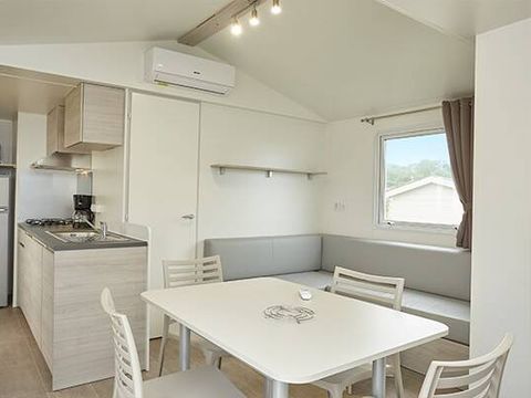 MOBILHOME 6 personnes - Comfort | 3 Ch. | 6 Pers. | Terrasse surélevée | Clim.