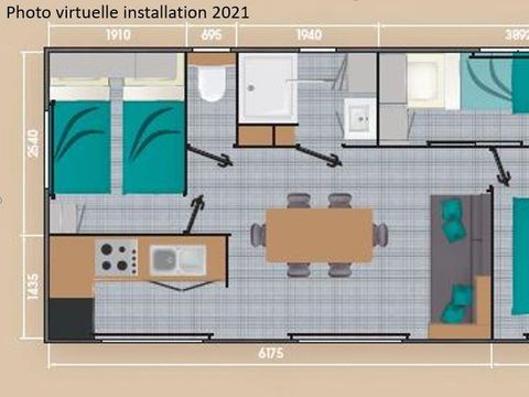 MOBILHOME 6 personnes - LOFT PREMIUM 5 adultes + 1 enfant